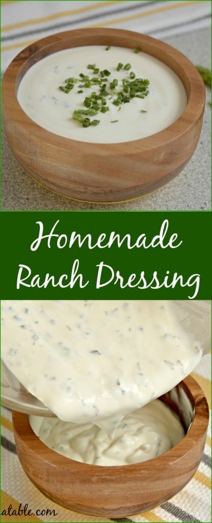 This homemade ranch is better than anything you can buy in the store and it is so simple to make too!