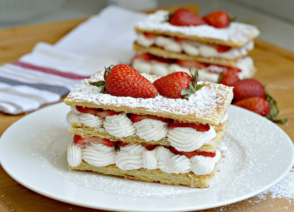Strawberry and Cream Napoleon Recipe - The Final Product