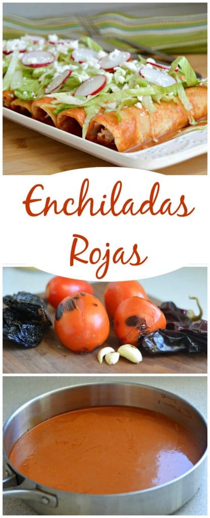Estas Enchiladas Rojas son deliciosas - la salsa es un poco cremosa y tiene un sabor increíble. 