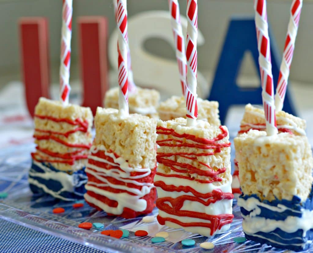 Rice Krispie Treat Pops are a great option that everyone will love.