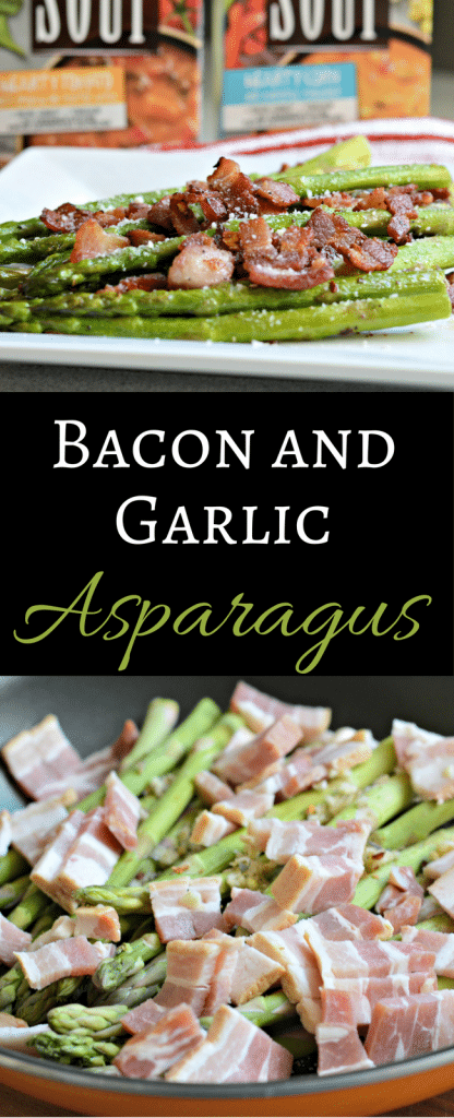 This Bacon and Garlic Asparagus is a perfect side dish or appetizer and is a great way to incorporate more veggies in your diet