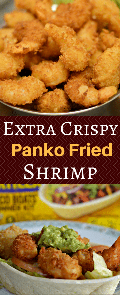These Extra Crispy Panko Fried Shrimp are delicious and are perfect on their own or in a delicious taco bowl. Enjoy!