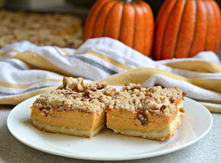 Easy Pumpkin Pie Cheesecake Bars