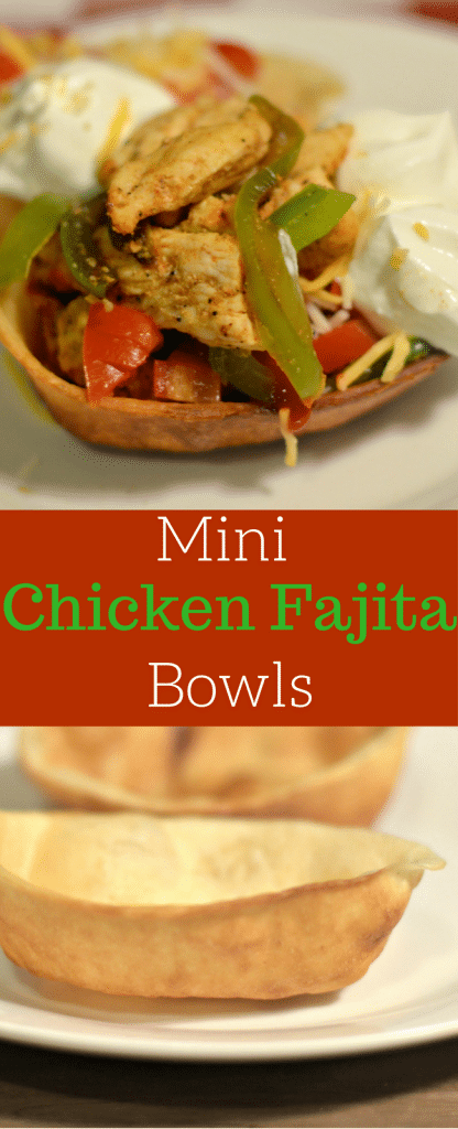 These mini chicken fajita bowls are a perfect option for your game day party. They are easy to make and everyone will love them. 