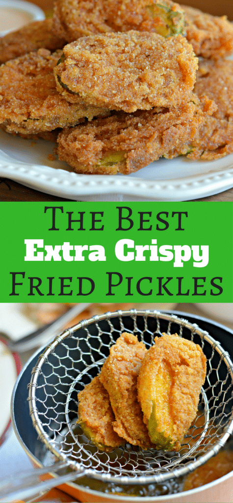 These extra crispy fried pickles are the best! They are perfect for game day or for any other event with friends and family!