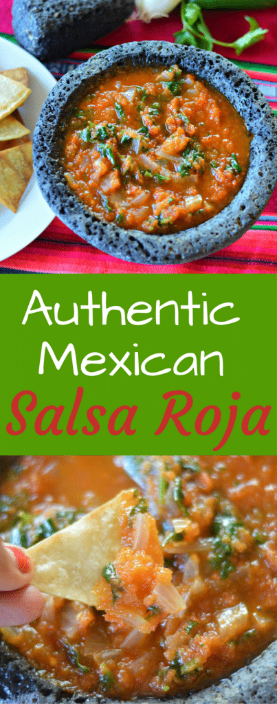 Salsa Roja (Homemade Mexican Salsa) - Green Healthy Cooking