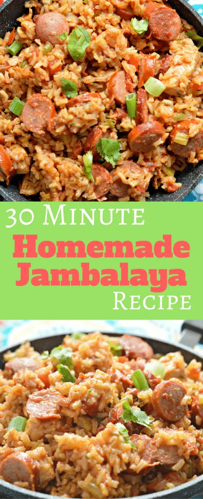 30 Minute Homemade Jambalaya Recipe - My Latina Table