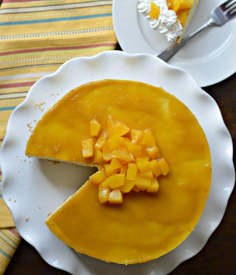 No Bake Mango Cheesecake Recipe My Latina Table 1048