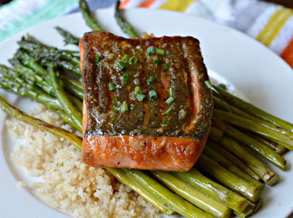 The Best Crispy Skin, PanFried Alaska King Salmon with Lemon Butter