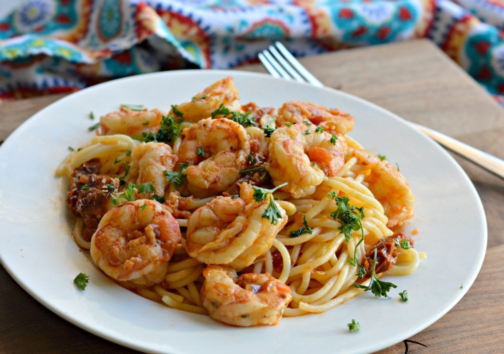 Delicious Italian Shrimp Pasta Recipe - My Latina Table