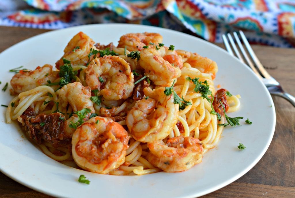 Delicious Italian Shrimp Pasta Recipe My Latina Table