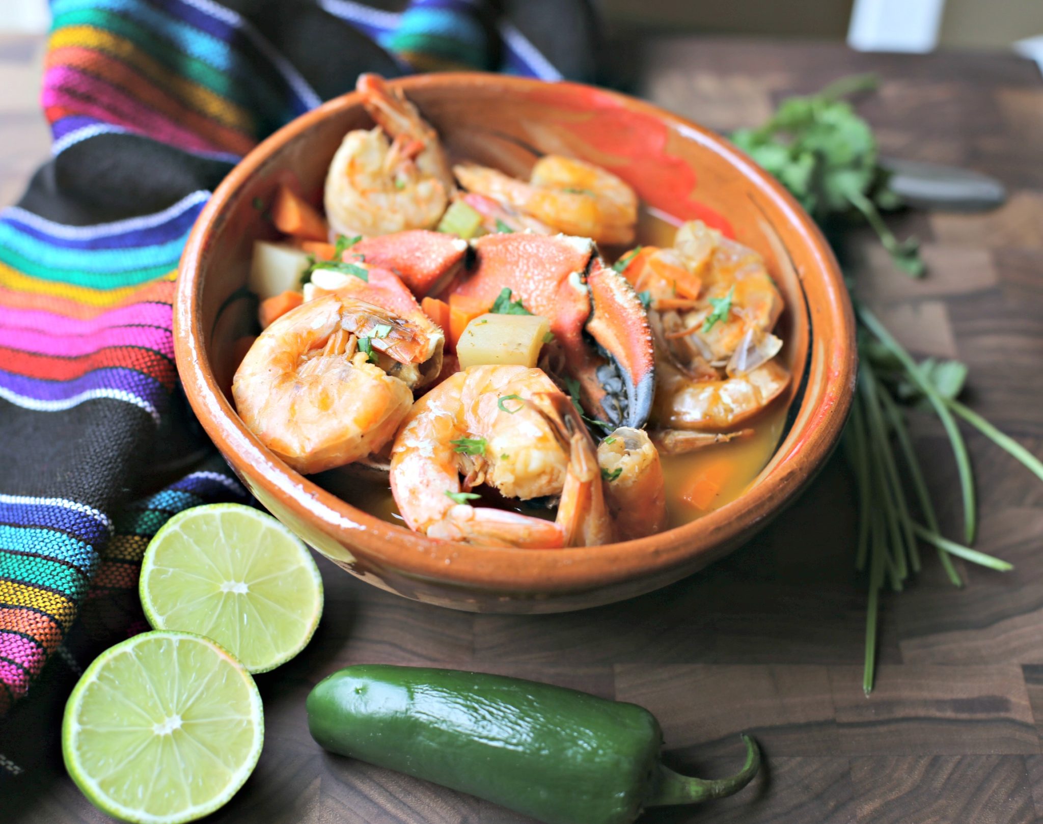 Mexican Seafood Soup (Caldo de Camaron) My Latina Table