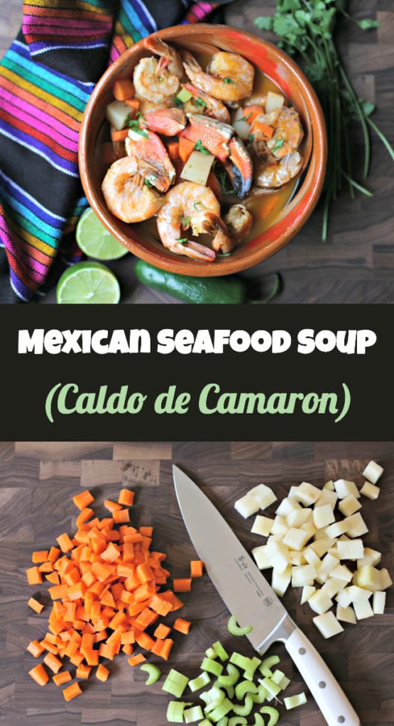 Mexican Seafood Soup (Caldo de Camaron) - My Latina Table