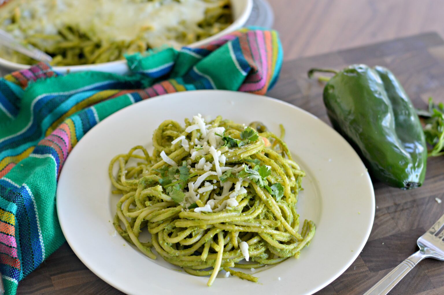Spaghetti Verde Food Recetas Espaguetis Verdes Y Recetas Mexicanas My