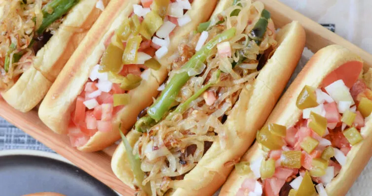 Mexican Style Hot Dogs  These are no ordinary Hot Dogs!